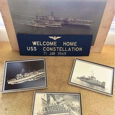 KCW071 Memorabilia USS Constellation & USS Rival