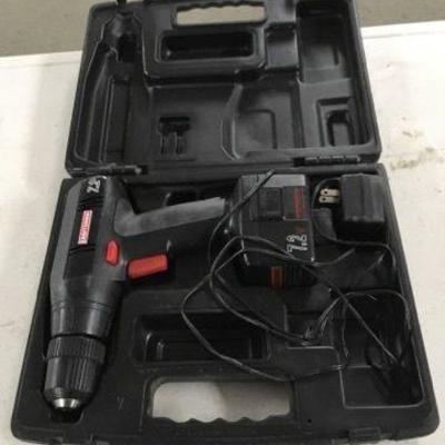 Craftsman 7.2v Cordless Drill with Charger and Cas ...
