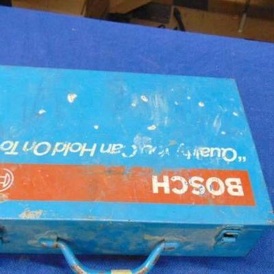 Bosch hammer drill bits and case