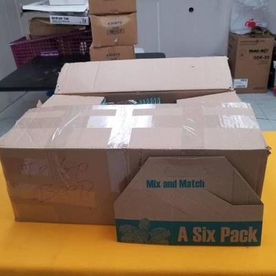 Box of Cardboard Six Pack Carriers