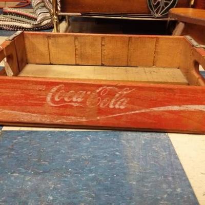 Wood Coca-Cola Tray