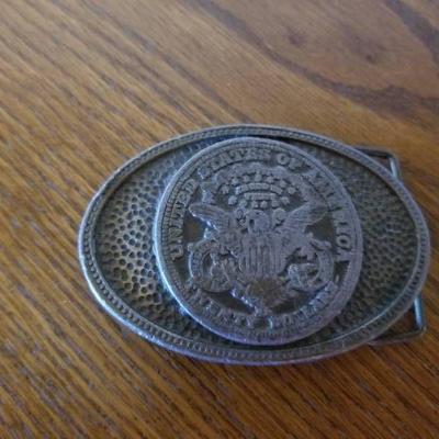 C.D.C. Metalworks USA $20 Coin Belt Buckle