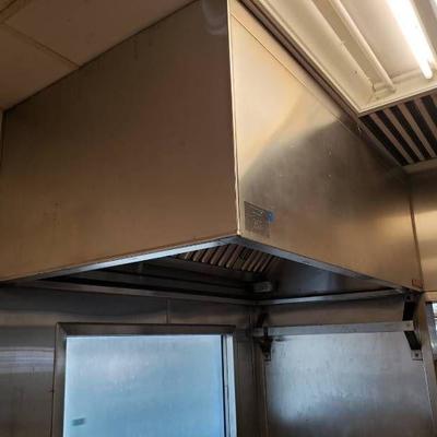 CaptiveAire stainless exhaust hood