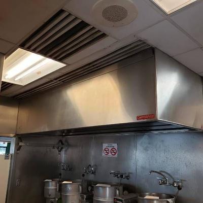 120x42 CaptiveAire stainless hood