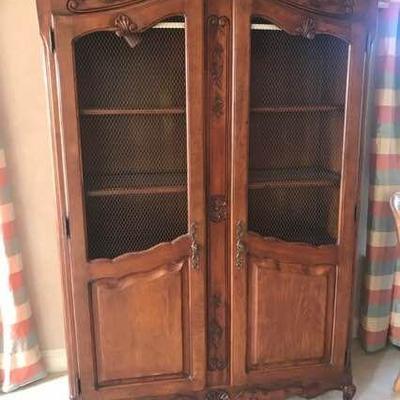 Large Two Door Wood Cabinet
