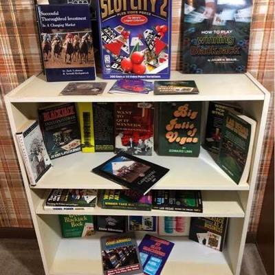 Bookshelf w Variety of Gaming Books