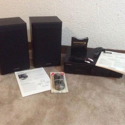 CD Player and 2 Speakers (NEW)