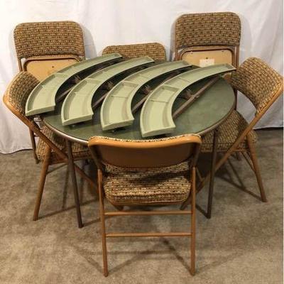 Card Table w 6 Chairs