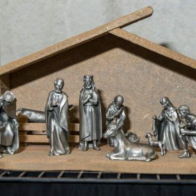 Pewter Nativity Set