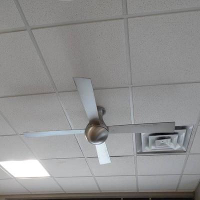 Metal ceiling fan, buyer responsible for removal.