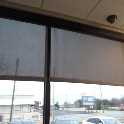 3 Commercial Window blinds.
