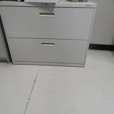 Lateral file cabinet.