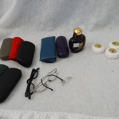 Lot of Reading Glasses, Glasses Cases and Assorted ...