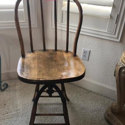 Antique bookkeepers chair