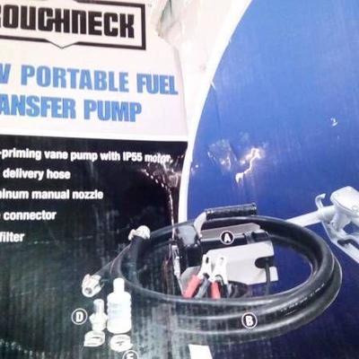 Roughneck 12V Fuel Transfer Pump — 11 GPM