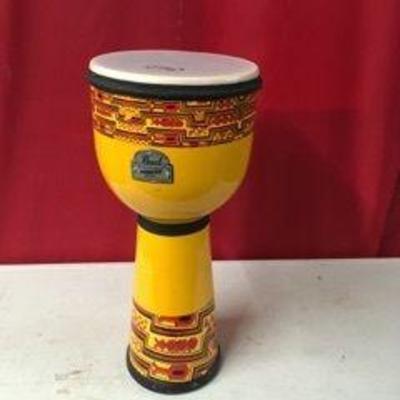 Yellow Painted Kettle Bongo Drum