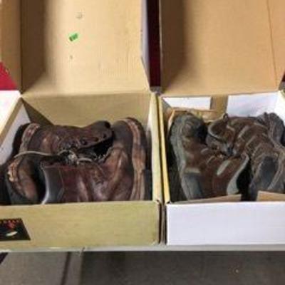 Two Pr. Mens Hiking Boots Red Head Sz 11 & 11.5