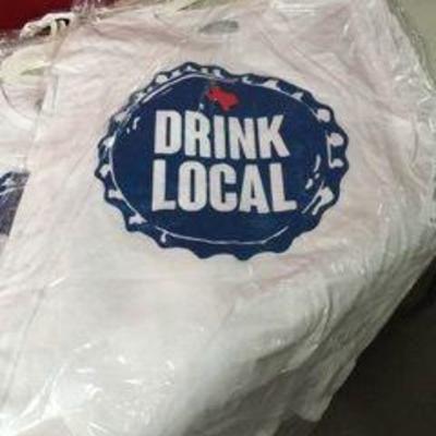 Six Sz XL Drink Local T shirts