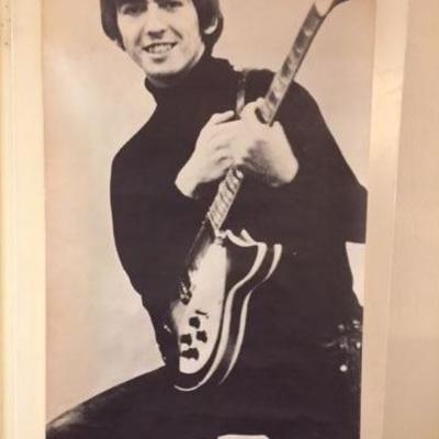 Life Size Beatles Poster of George Harrison