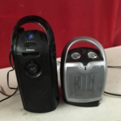 Two Personal Size Space Heaters