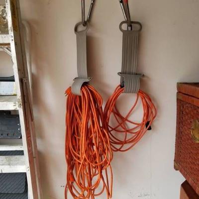 Two HD Orange Extension Cords