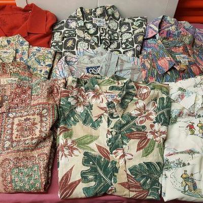 PCT697 Vintage Aloha Hawaiian Shirts Reyn Spooner & More #1