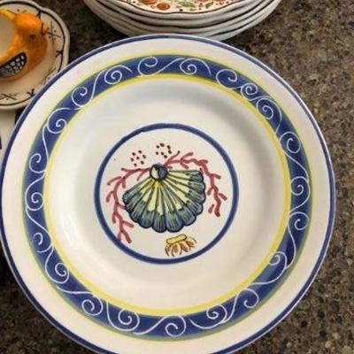Italian Signed Desert Plates  