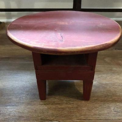Small primitive stool or table