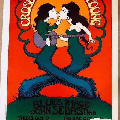 Crosby, Stills Nash Concert Poster 