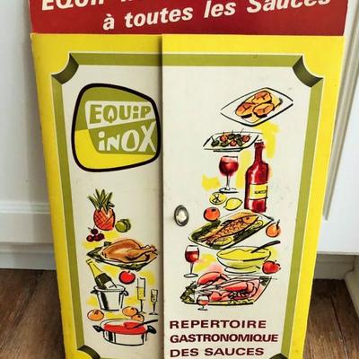 Equip Inox A toutes Les Sauces Vintage Advertising 