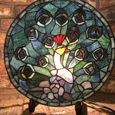 Stained glass lamps in home