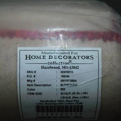 Home Decorators Collection Blossom Red 2 ft. 9 in. ....