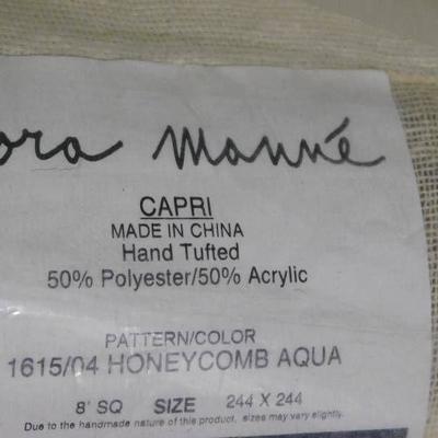 Liora Manne Capri Hand Tufted 1615 04 Honeycomb Aq ....