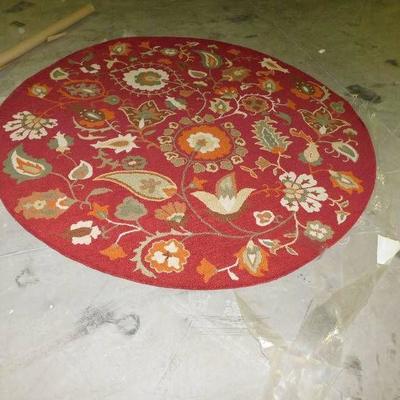 Home Decorators Collection Sassy Rug Red 8' Round