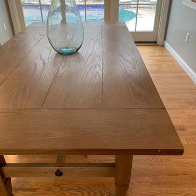 Dining Table with Bread Board Ends