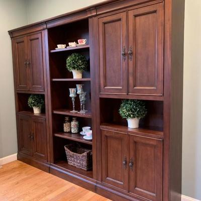 Wall Unit with Matching L Shaped Desk