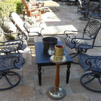 mallin swivel rockers wrought iron