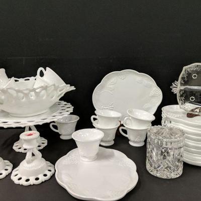 Milk Glass Dining Collection