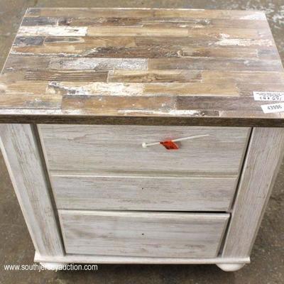  Brand New â€“ Unused â€“ Hardware in Drawers

Country Style NEW 3 Drawer Night Stand

Located Inside â€“ Auction Estimate $50-$100 