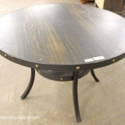  NEW 4 Piece Industrial Style 48â€ Breakfast Table and 3 Chairs

Located Inside â€“ Auction Estimate $200-$400 