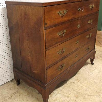  ANTIQUE Oak 4 Drawer Chest

Located Inside – Auction Estimate $300-$600 