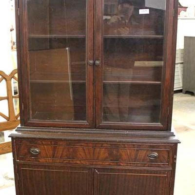  One of Several Mahogany China Cabinets

Located Inside â€“ Auction Estimate $100-$200 