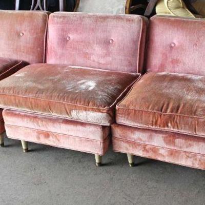  Mid Century 3 Piece Sectional Sofa by â€œS. Abbate Furnitureâ€

Located Dock â€“ Auction Estimate $200-$400 