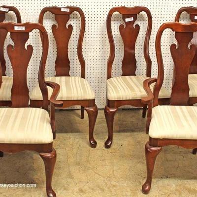  8 Piece Cherry Queen Anne Dining Room Set by â€œThomasville Furniture, Impressions Collectionâ€

Located Inside â€“ Auction Estimate...