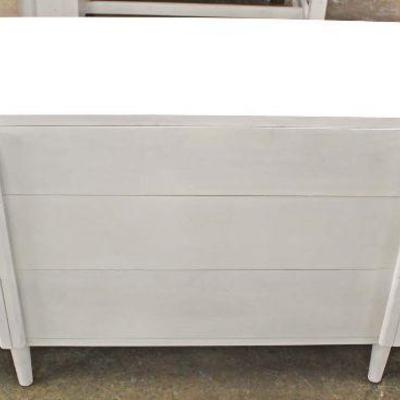  Modern Design NEW White Painted Chest

Located Inside â€“ Auction Estimate $100-$300 