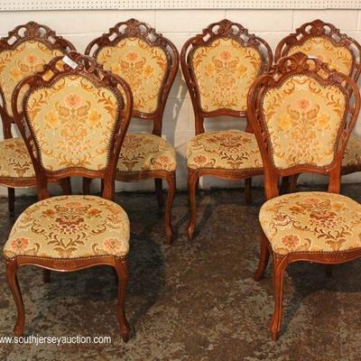  9 Piece Italian Style Burl Mahogany Lacquer Inlaid and Banded Dining Room Set â€“ table has 2 leaves

Located Inside â€“ Auction...