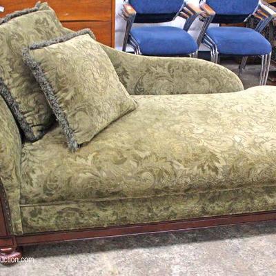  Contemporary Chaise Lounge with Pillows

Located Inside â€“ Auction Estimate $200-$400 