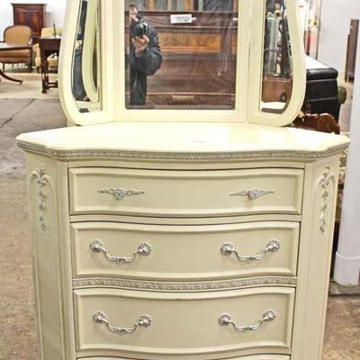  Selection of Contemporary White Decorator Dresser and CORNER Dresser with Mirrors

Located Inside â€“ Auction Estimate $200-$400 each 