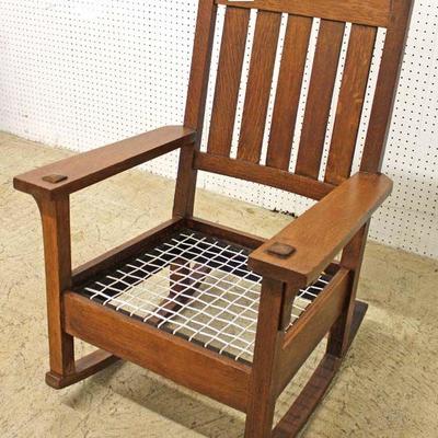  Mission Oak Rocker by “Stickley Furniture”

Located Inside – Auction Estimate $200-$400 