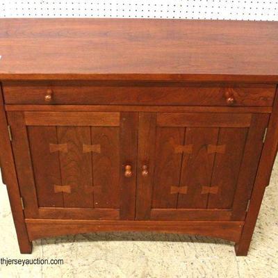  SOLID Cherry One Drawer 2 Door Server in the Arts and Craft Style by â€œStickley Furnitureâ€

Located Inside â€“ Auction Estimate...